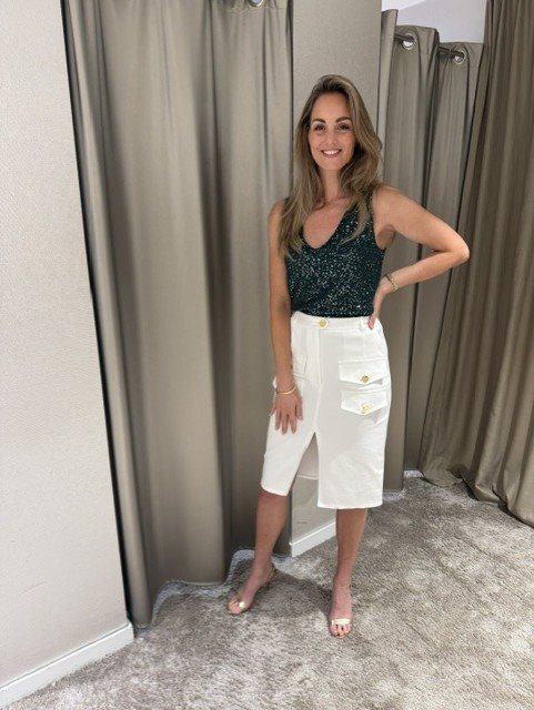 Max Mara Weekend Top Groen - Afbeelding 2